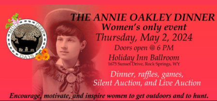 Rock Springs WY Annie Oakley Dinner @ Holiday Inn Ballroom